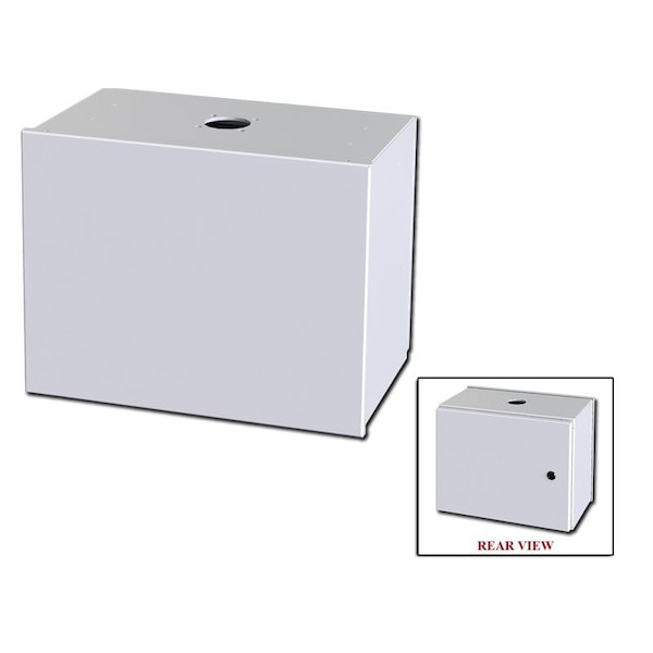 1/4 Turn Latch Electrical Enclosures, 14 in H, 10 in D, 18 in W, NEMA 3R, 4, 12, 13, Carbon Steel